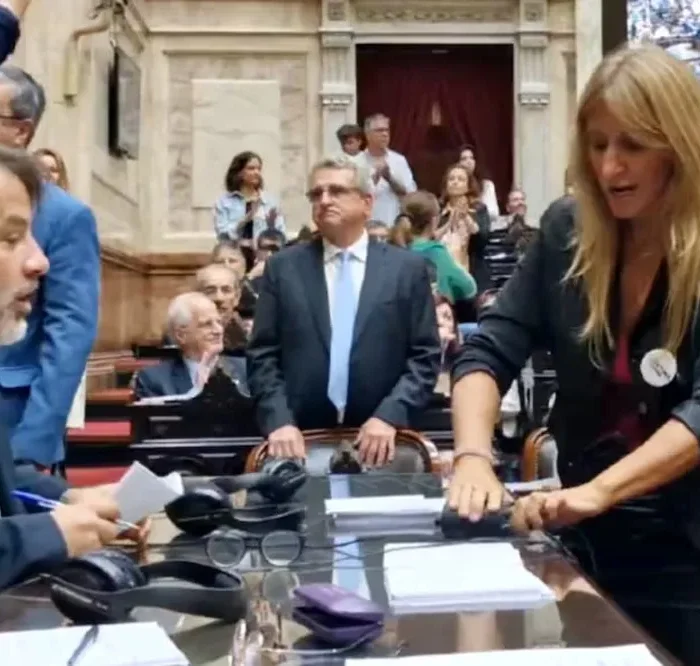 Diputados libertarios piden la expulsión de la Kirchnerista Carignano por “cometer actos de sabotaje ilegales”