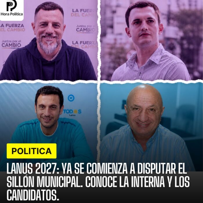 Se calienta la disputa por el sillon municipal de Lanús.