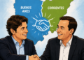 KICILLOF SUSCRIBIÓ CONVENIOS DE COOPERACIÓN CON EL GOBERNADOR JUAN PABLO VALDÉS