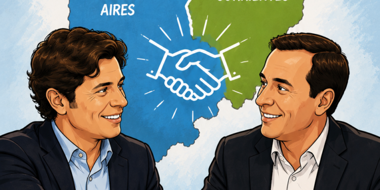 KICILLOF SUSCRIBIÓ CONVENIOS DE COOPERACIÓN CON EL GOBERNADOR JUAN PABLO VALDÉS