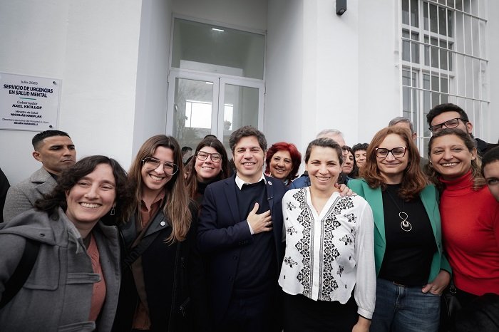 KICILLOF INAUGURÓ LA NUEVA GUARDIA DE SALUD MENTAL DEL HOSPITAL DR ALEJANDRO KORN