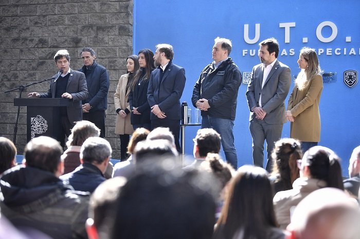 KICILLOF INAUGURÓ UNA BASE DE LA UTOI EN LOMAS DE ZAMORA